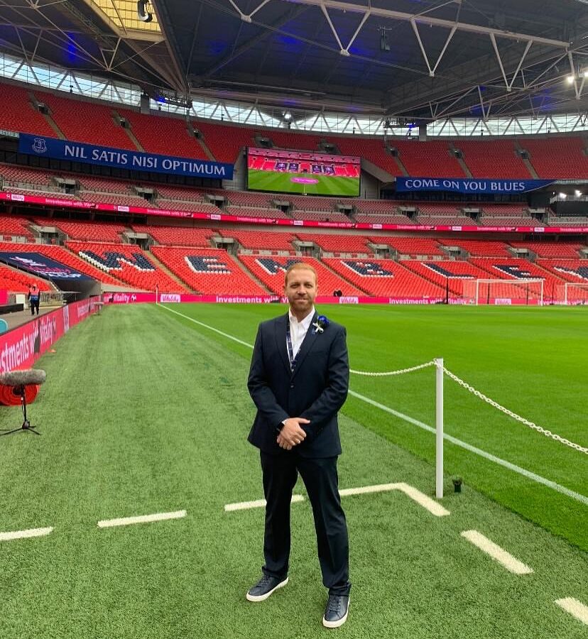 Final FA Cup with Everton FC in Wembley Stadium in 2018 #wembley #drhaythamsalem #sportsmedicine